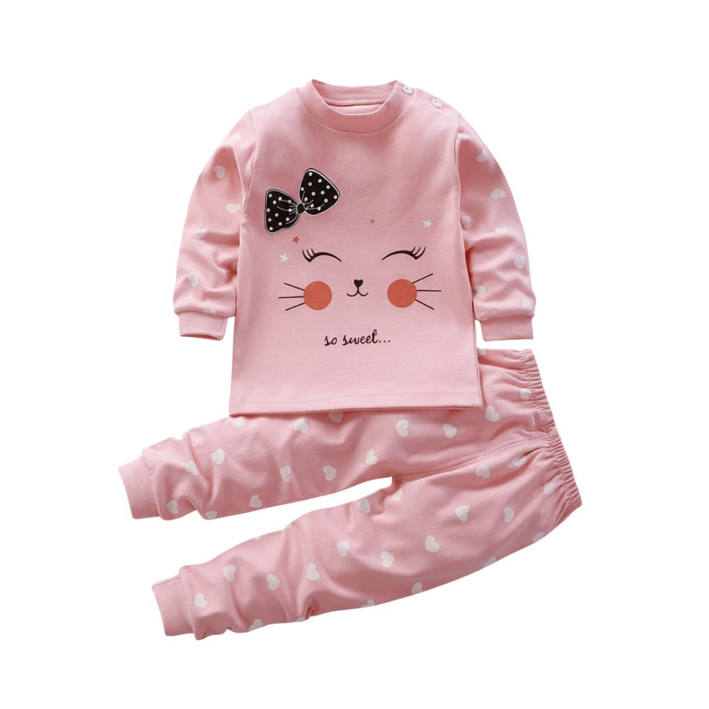 Sweet Kitty Pajama Set š± - Tiny Dost