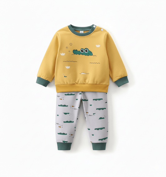 Cozy Croc Cloud Tracksuit 🌈 - Tiny Dost