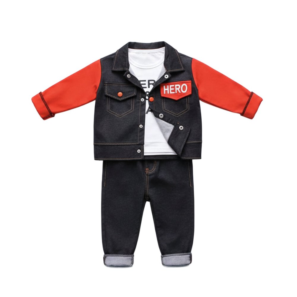 Little Hero Jacket Set 🧥 - Tiny Dost