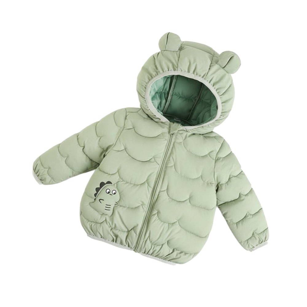 Olive Cozy Puffer 🧸 - Tiny Dost